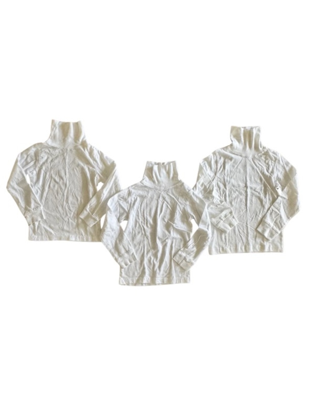 🌟 French Toast White Cotton Turtleneck Bundle 4T Uniform Layering Set